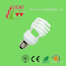 Tri-Color T2-T6 Half Spiral Energy Saving Lamps CFL
